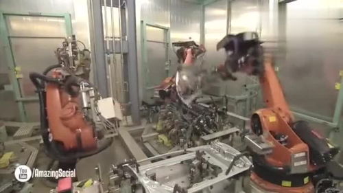 國外高科技工廠,完全靠機(jī)械手臂工作
